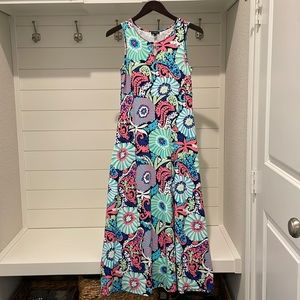 Talbots Maxi Dress | Multicolor Paisley | Petite Small